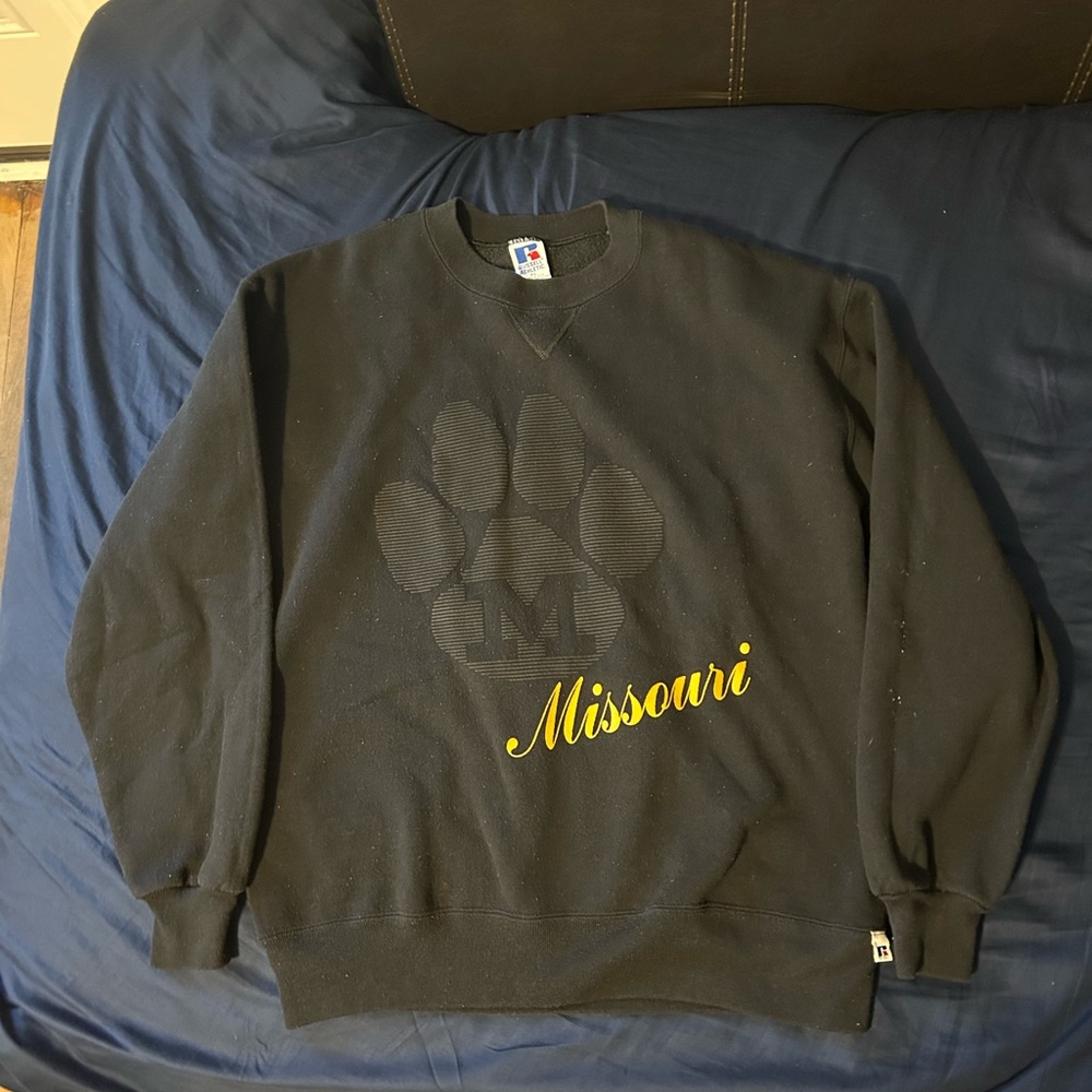 Vintage Missouri Tigers Crewneck Sweatshirt Size XL